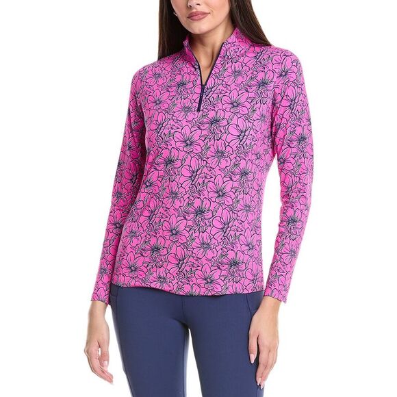 Ibkul Womens  Mock Neck Top, Pink - Picture 1 of 3